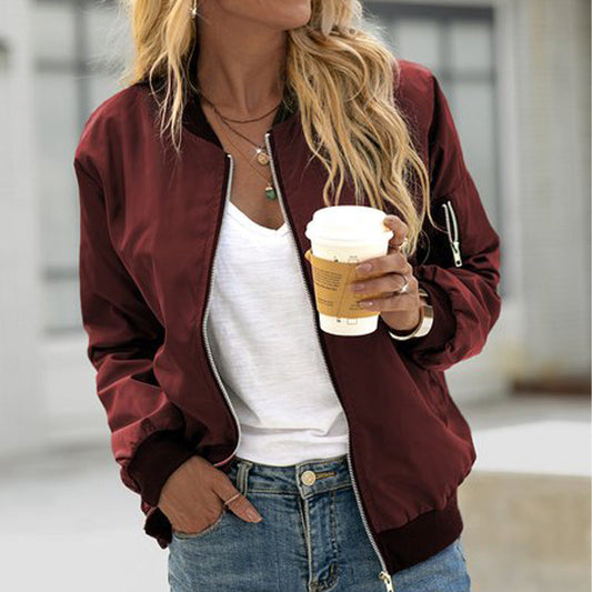 Florence Women's Jacket | Zip Front, Bomber Style