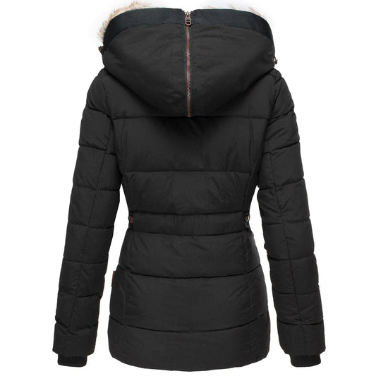 Gemma Women's Jacket | Quilted, Faux Fur, Hooded