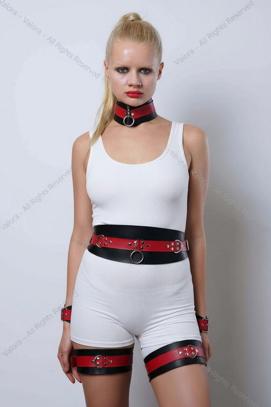 Inferno Bond Leather Restraint Set