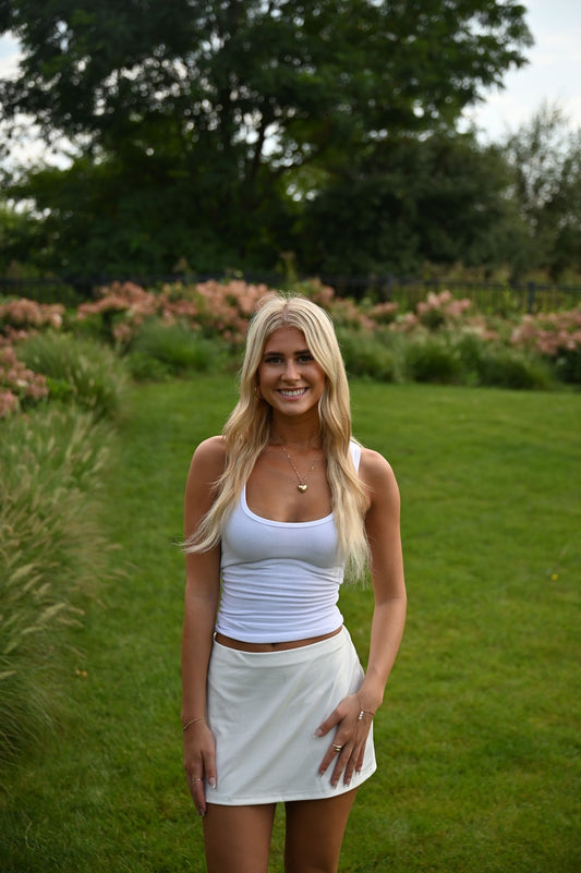 Micro Mini Skirt - White