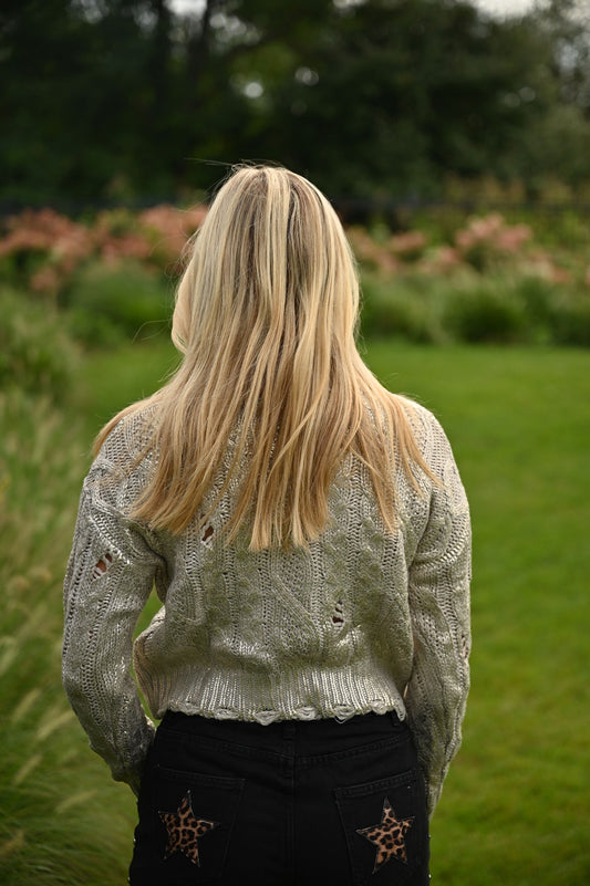 Metallic Sweater