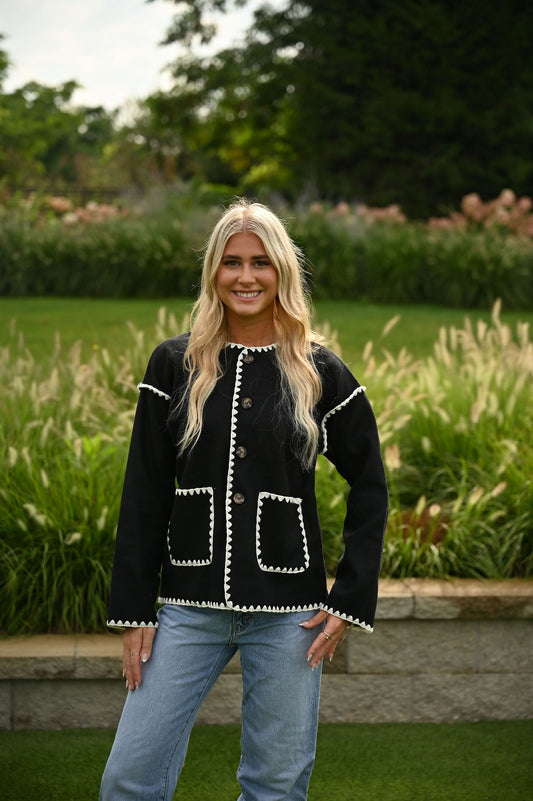 Stockholm Jacket- Black