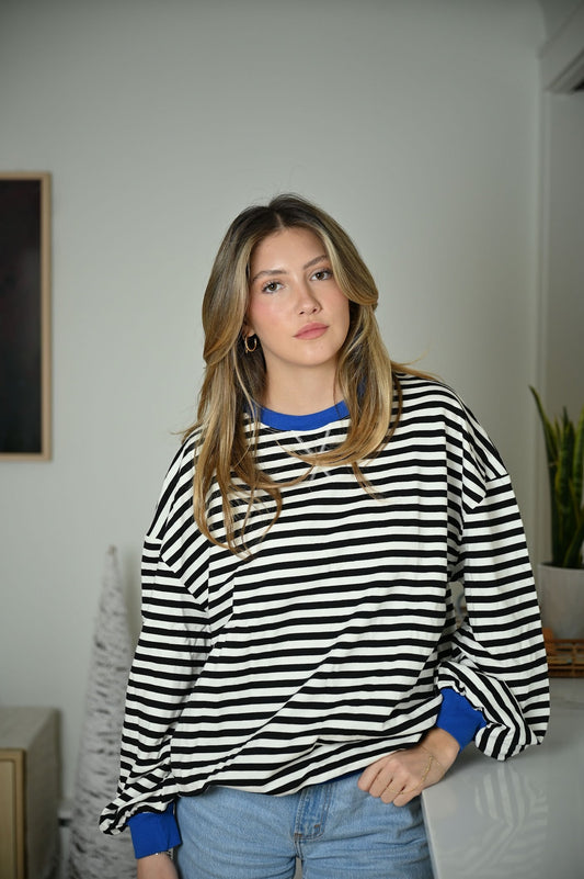 Block Sweatshirt - Blue