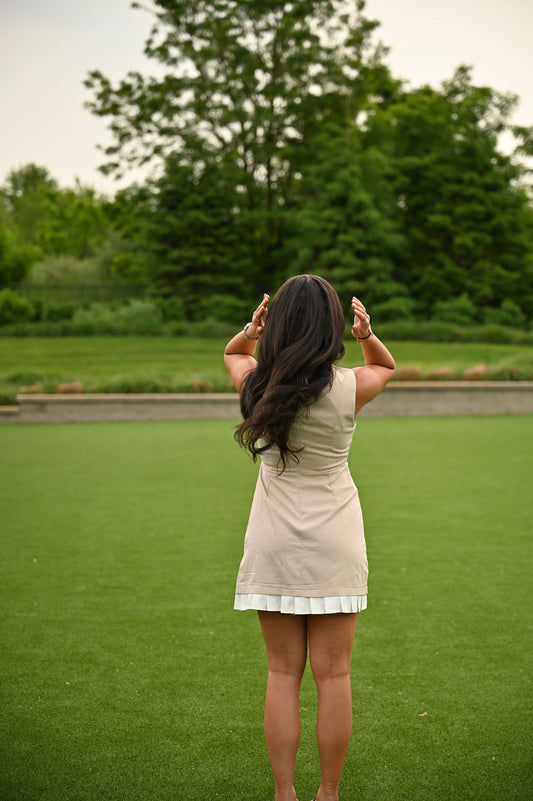 Celebration Dress- Khaki