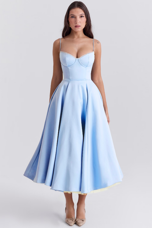 Celestia Tulle Midi Dress