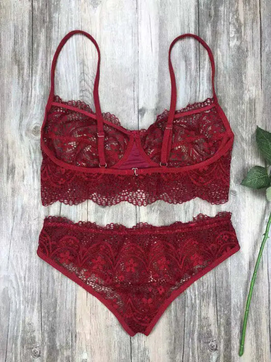 Never Ever Lace 2 Piece Set - Lingerie