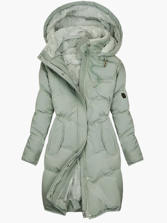 Opal Women's Coat | Quilted, Hooded