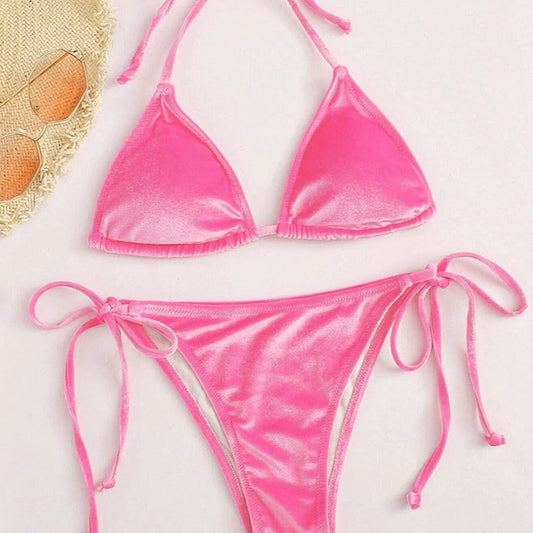 Boho Two-Piece Set – Halter Luxe