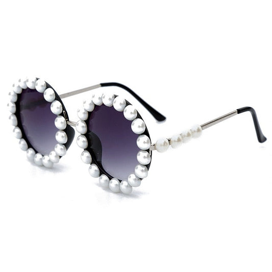 Rihanna Style Round Sunglasses