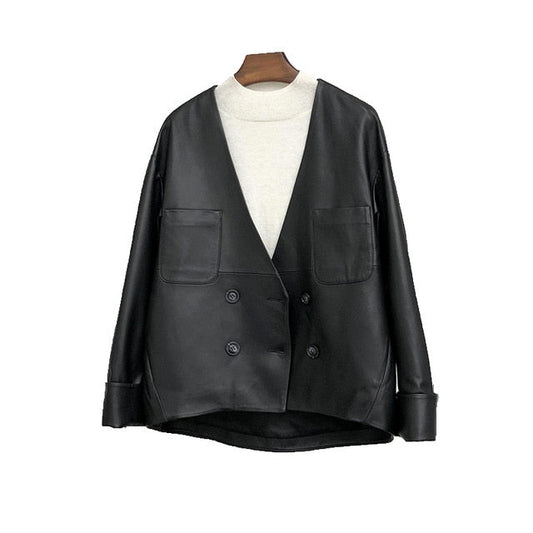 Needed Me Faux Leather Polished Jacket